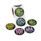 1 1/2" Glow in the Dark Neon Magical Creatures Sticker Roll 100 Pieces